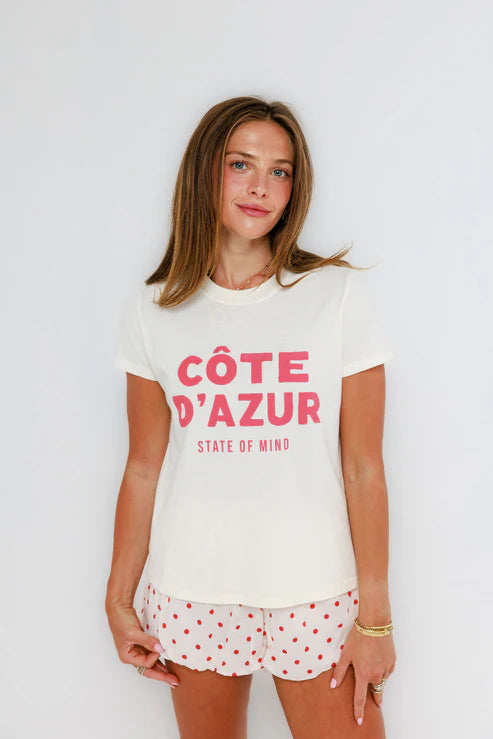 Sunny Somewhere Cote d'azur State of Mind Femme Crew