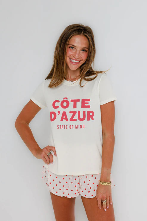 Sunny Somewhere Cote d'azur State of Mind Femme Crew