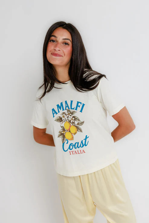 Sunny Somewhere Amalfi Coast Italia Everyday Tee