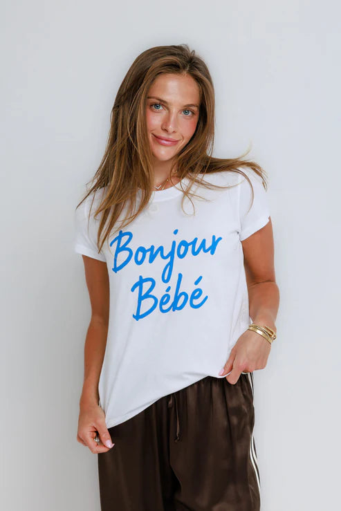Sunny Somewhere Bonjour Bebe Femme Crew