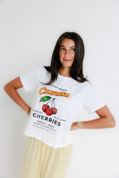 Sunny Somewhere Cherry Everyday Tee