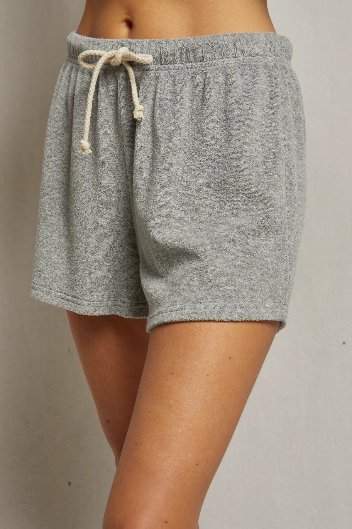 Perfect White Tee Summer Loop Terry Sweat Shorts