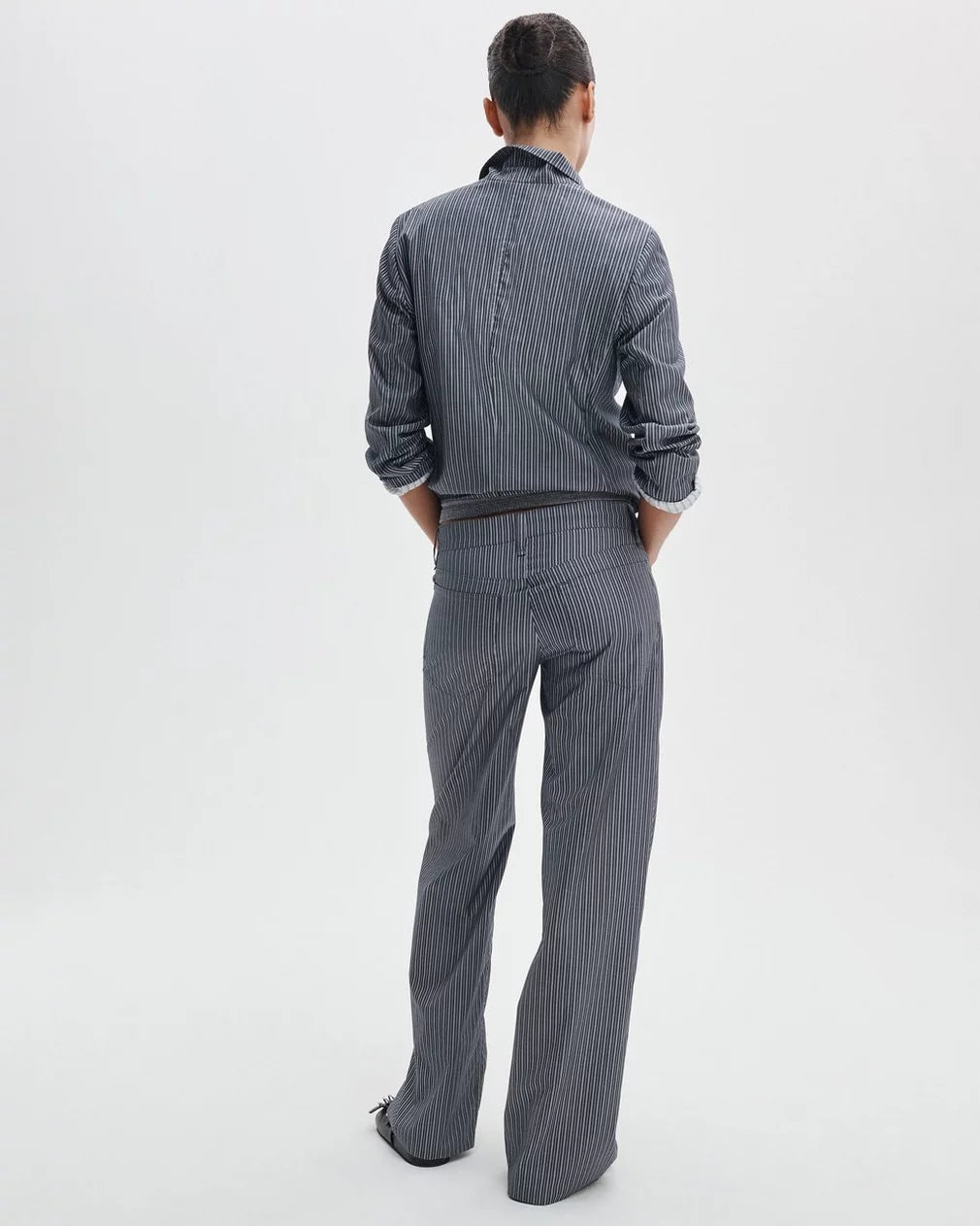 Rag & Bone Saige Stripe Poplin Pant
