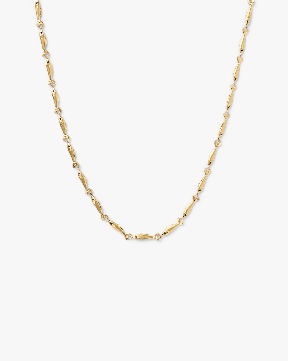 Clare V. Sardine Chain Necklace 16" 100054