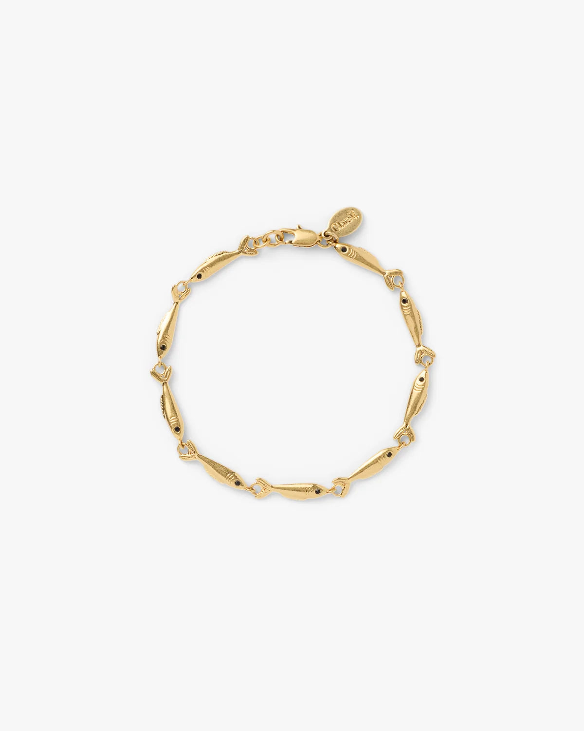Clare V. Sardine Link Bracelet 100071