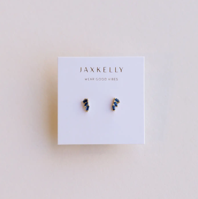 JaxKelly Offset Trio Earring