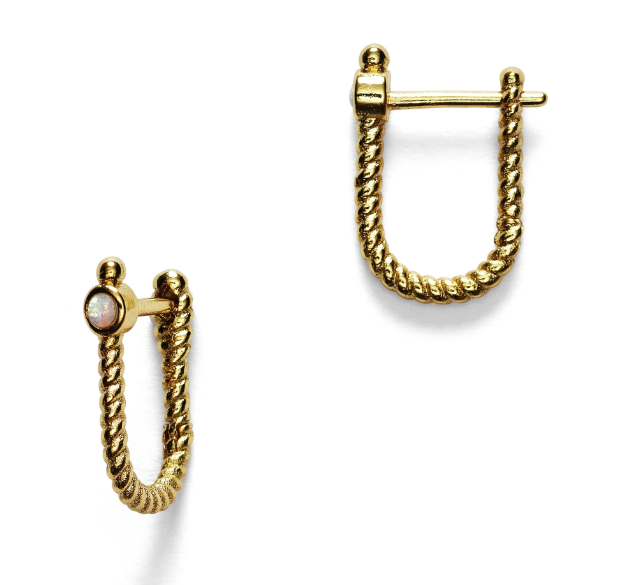 Anni Lu Golden Rope Earrings