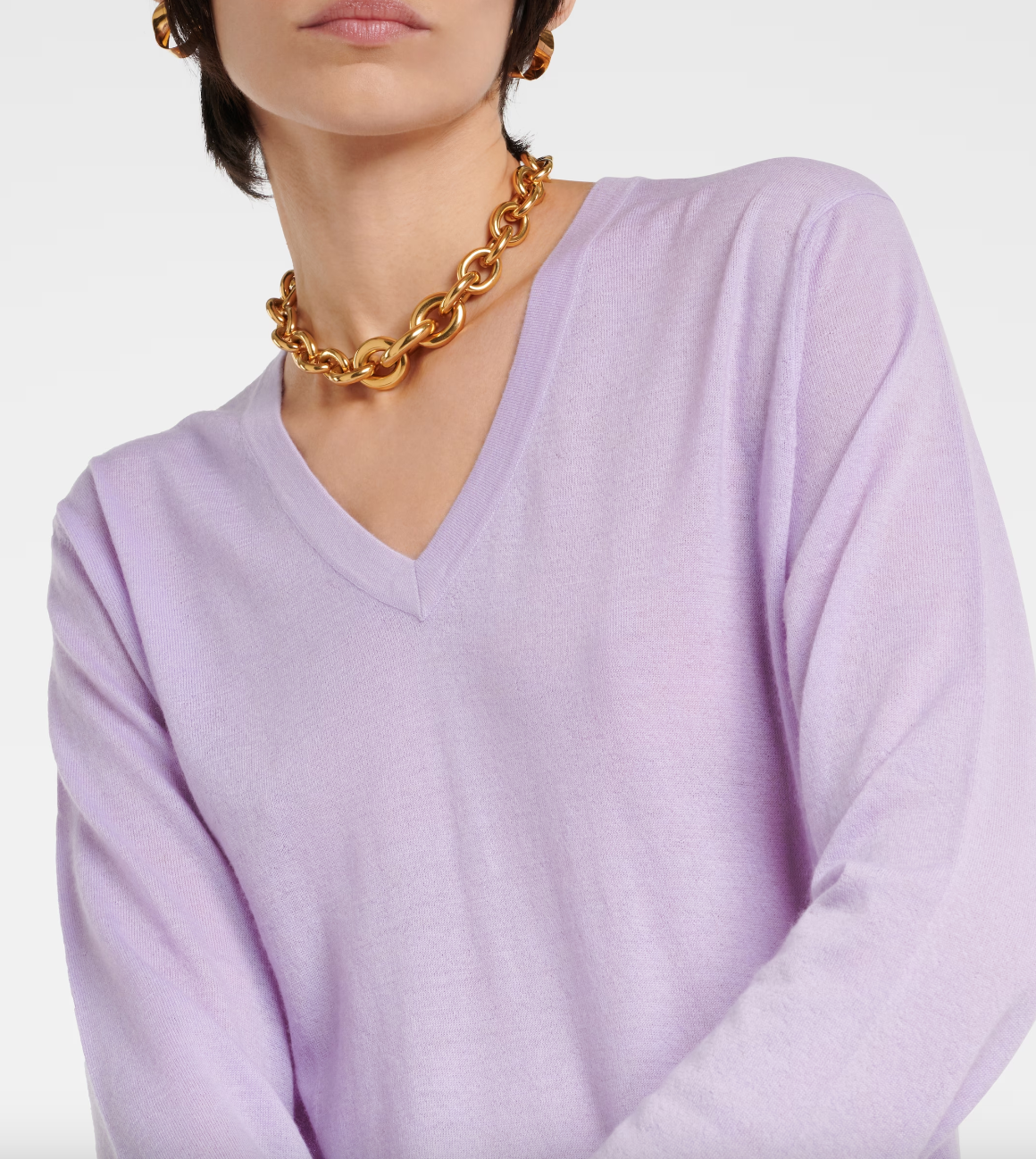 Lisa Yang Jane V neck Lightweight Cashmere Sweater