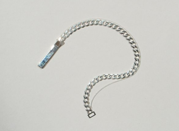 Saskia Diez Grand Identity Bracelet Narrow No2 Silver
