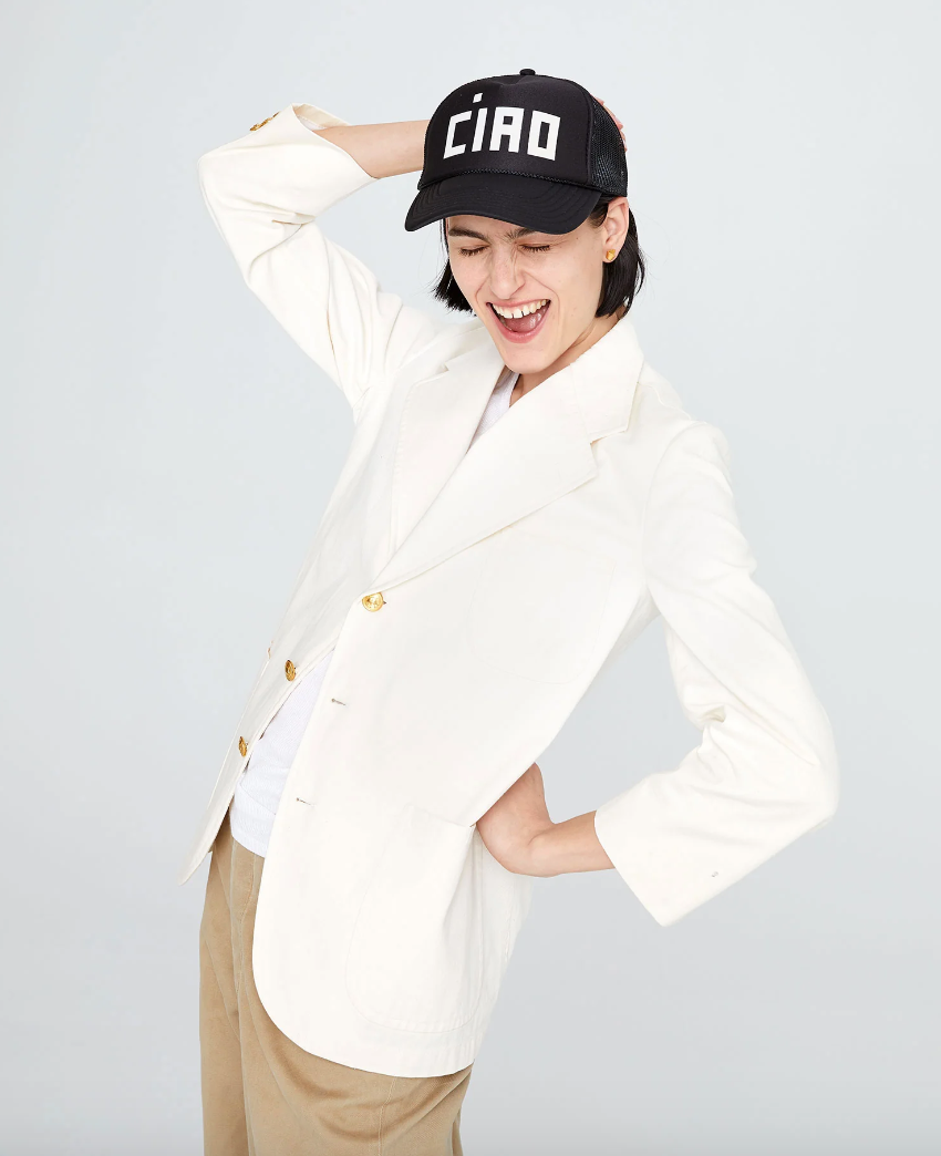 Clare V Ciao Trucker Hat AC-HT-HT-100015
