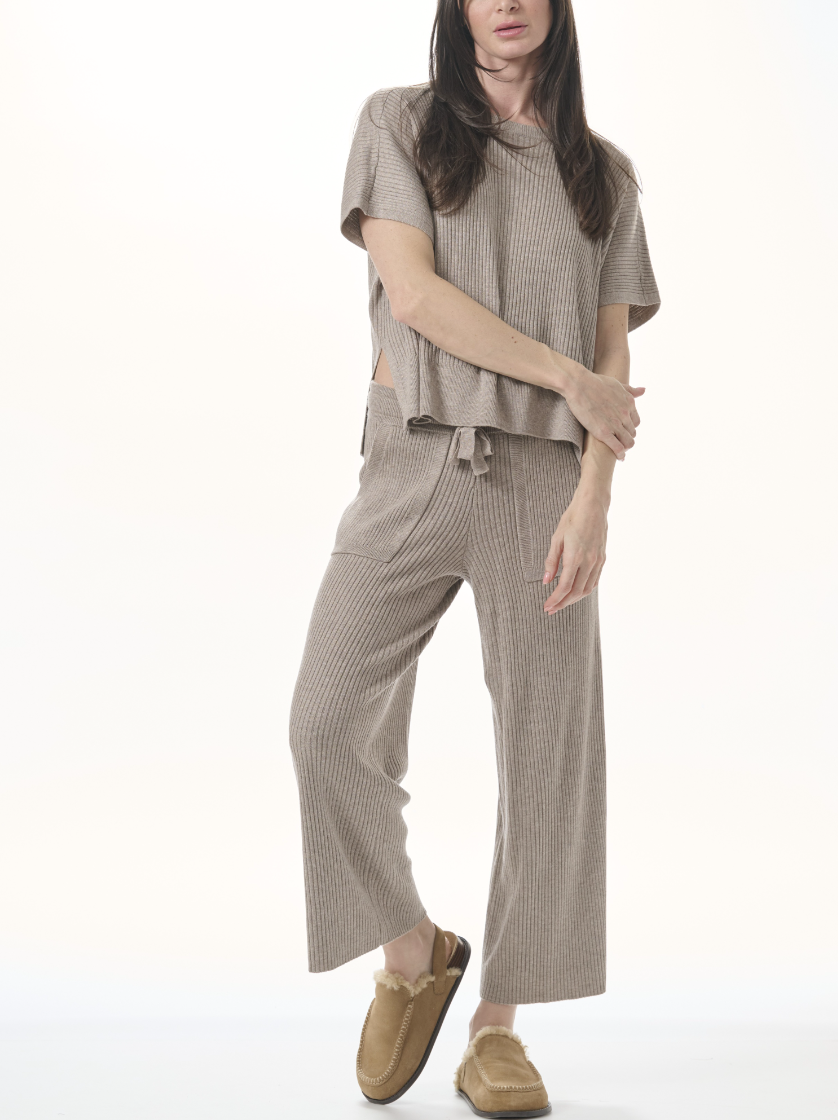 Splendid Georgie Cashmere Blend Rib Pant RF1S220