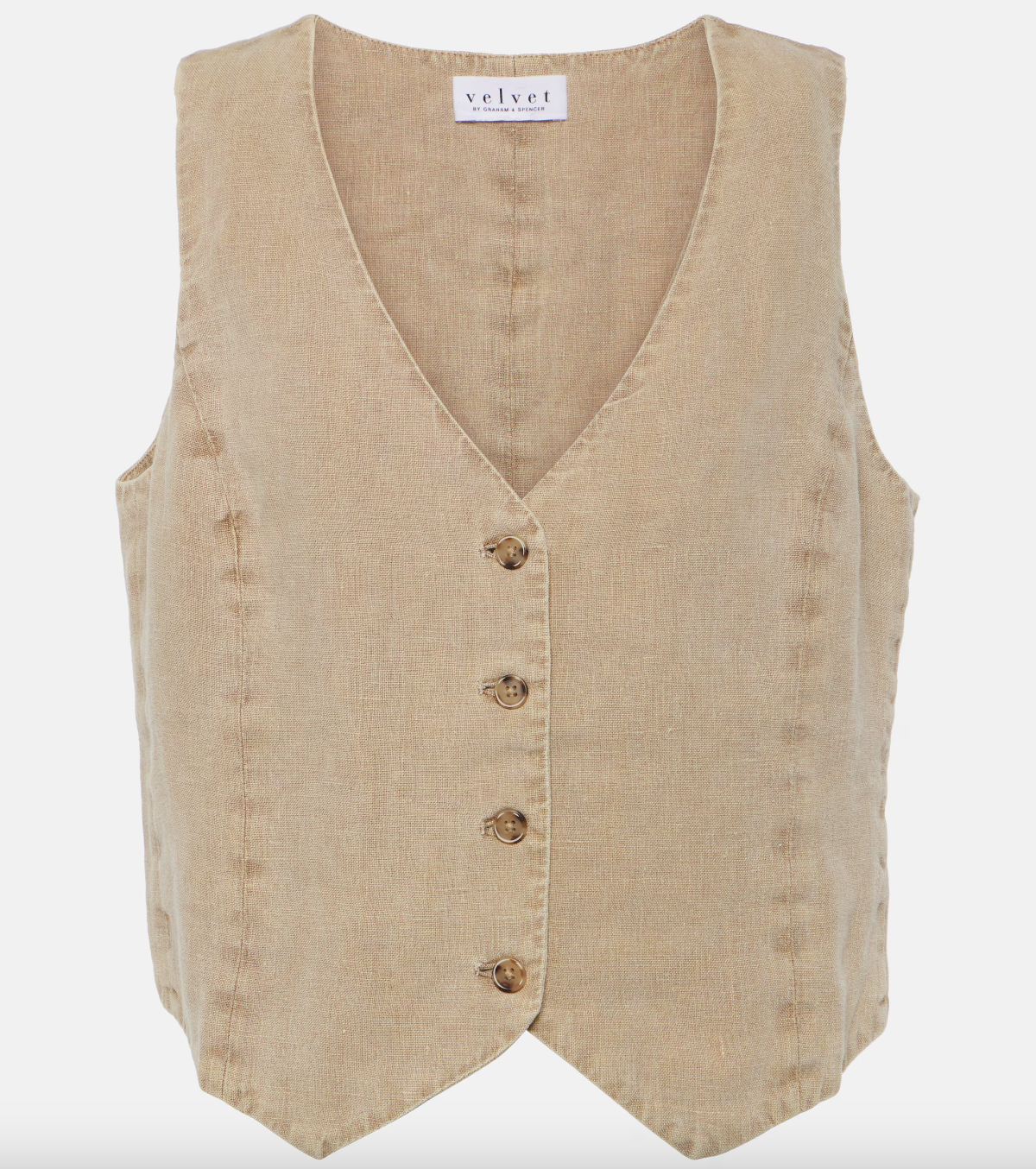 Velvet Mylie Heavy Linen Vest