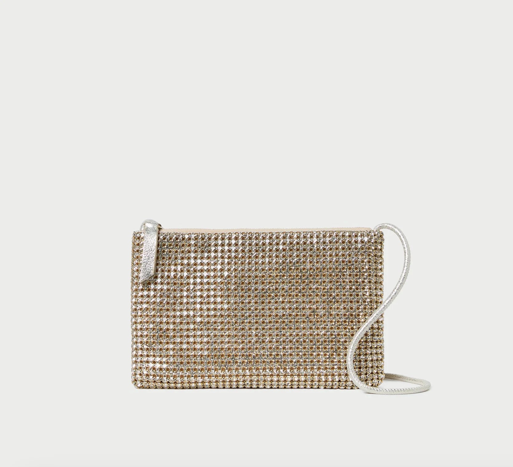 Loeffler Randall Yasmine Gold Diamante Crossbody