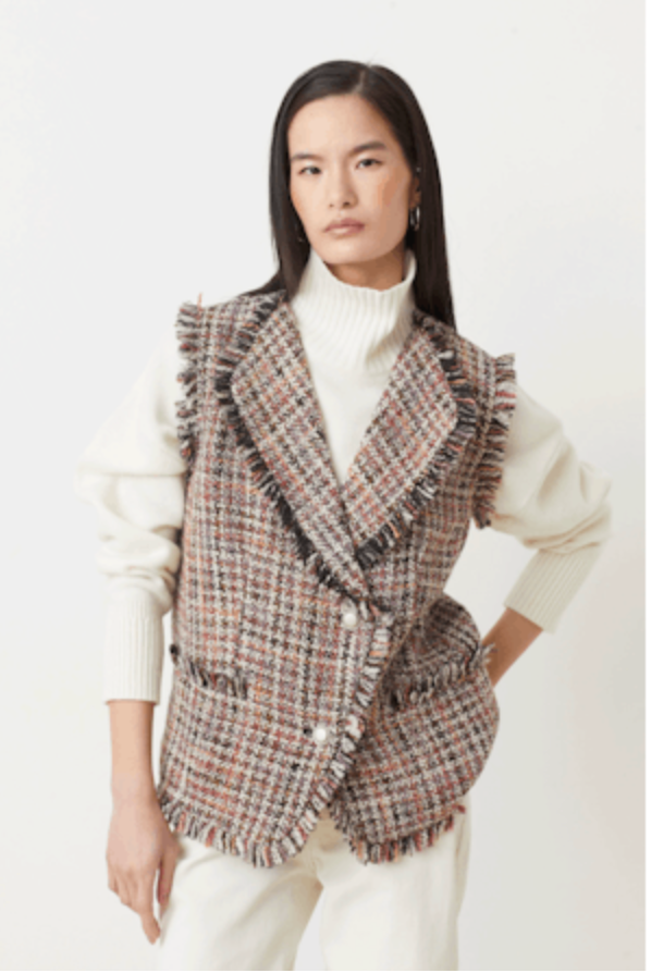 SUNCOO Divy Tweed Vest