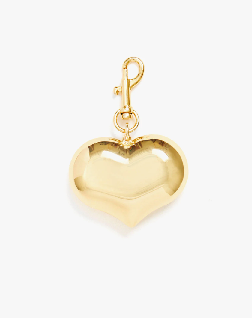 Clare V. Grande Mylar Heart Fob SG-FO-FB-100033