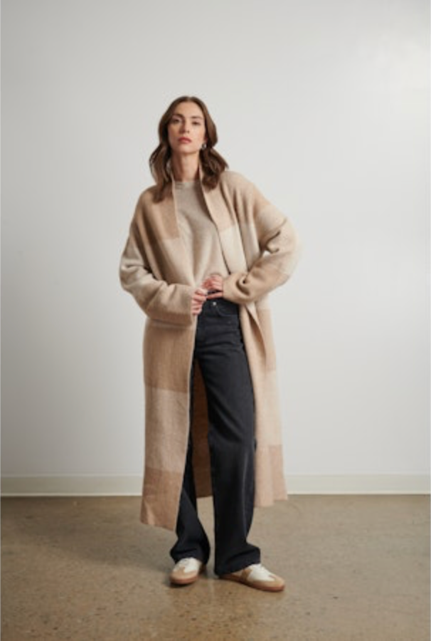 Line the Label Harlowe Sweater Coat