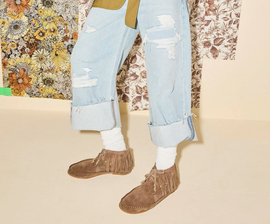 Freda Salvador Camila Fringe Bootie