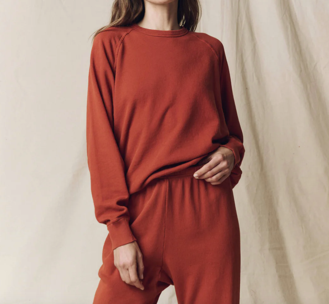 The Great The College Sweatshirt in Brick