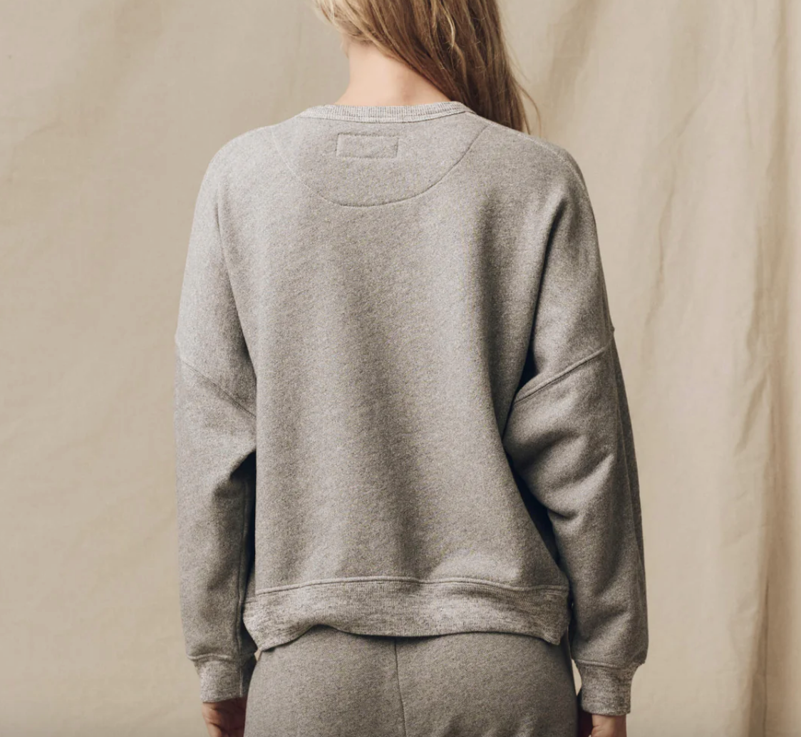 The Great The Teammate Sweatshirt in Varsity Grey