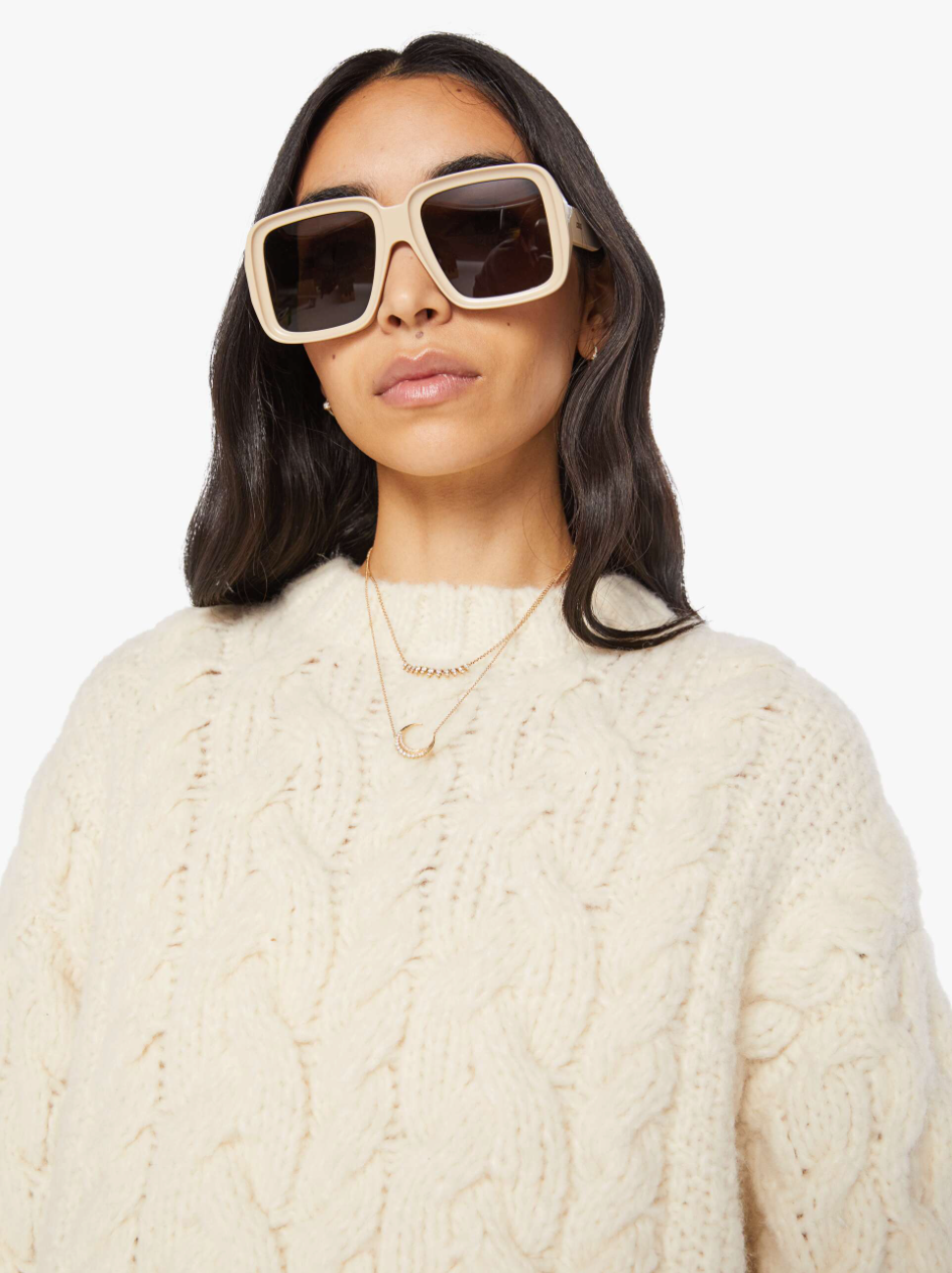 Mother Denim The Biggie Chunky Jumper Sweater 82436-1816-DRF