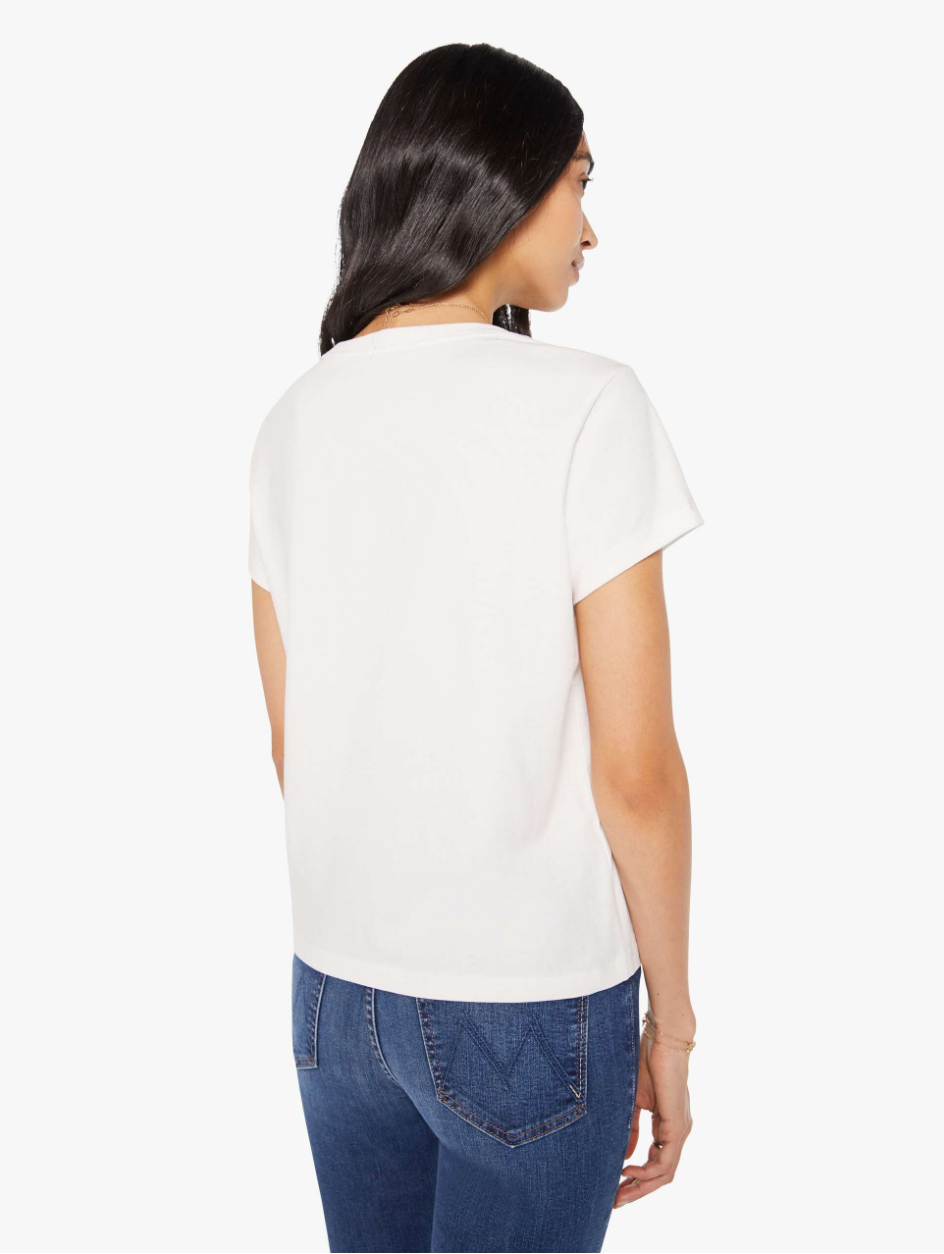 Mother Denim The Boxy Goodie Goodie Tee Shirt 8231-1574-FFM