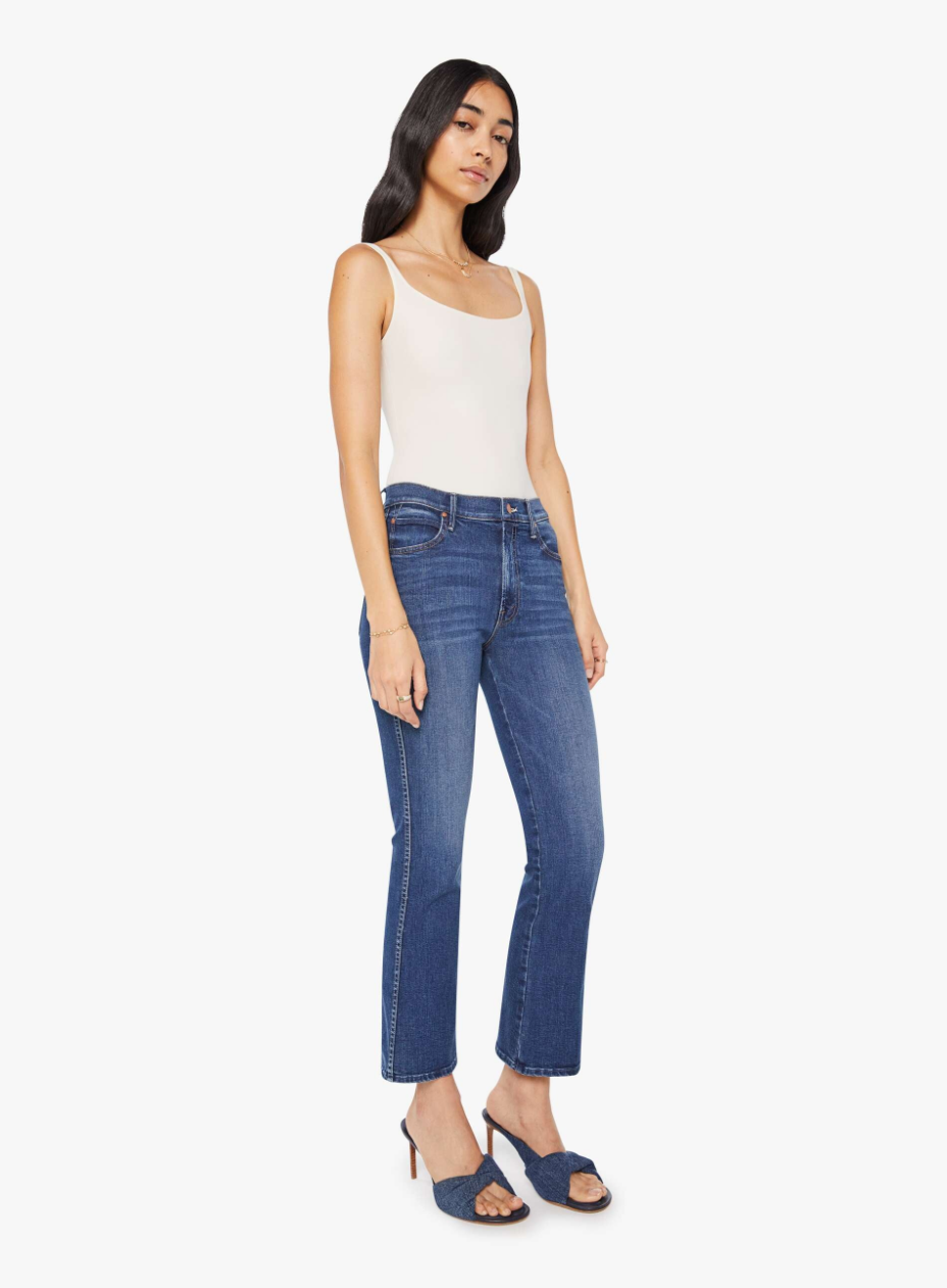 Mother Denim Mid Rise Smokin Double Flood 11077-2104-ENG