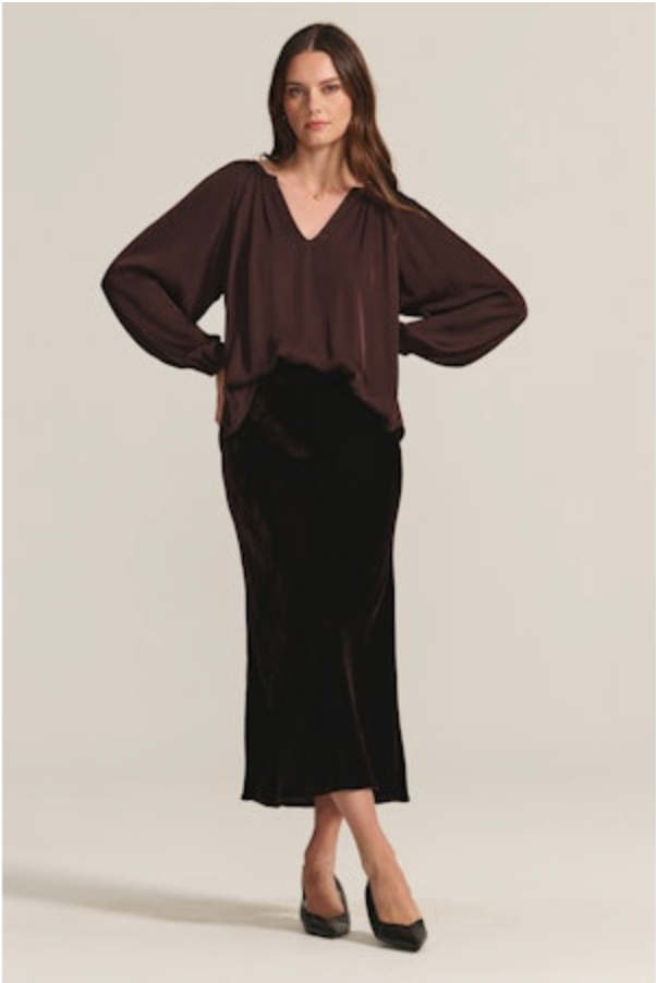 Velvet Felicity Velvet Skirt