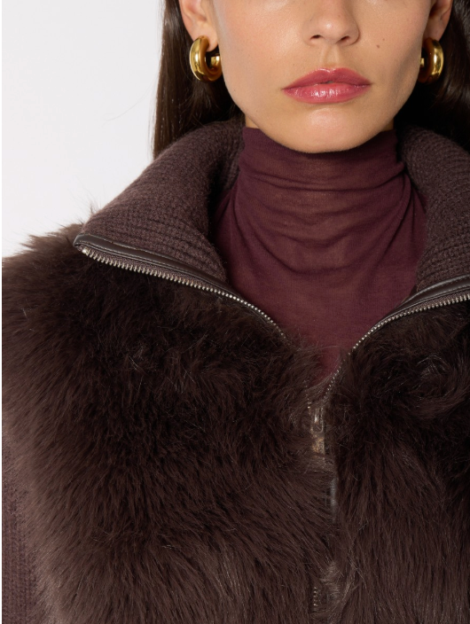 Berenice Voopy Zip-up High Collar Jacket