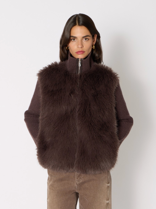 Berenice Voopy Zip-up High Collar Jacket