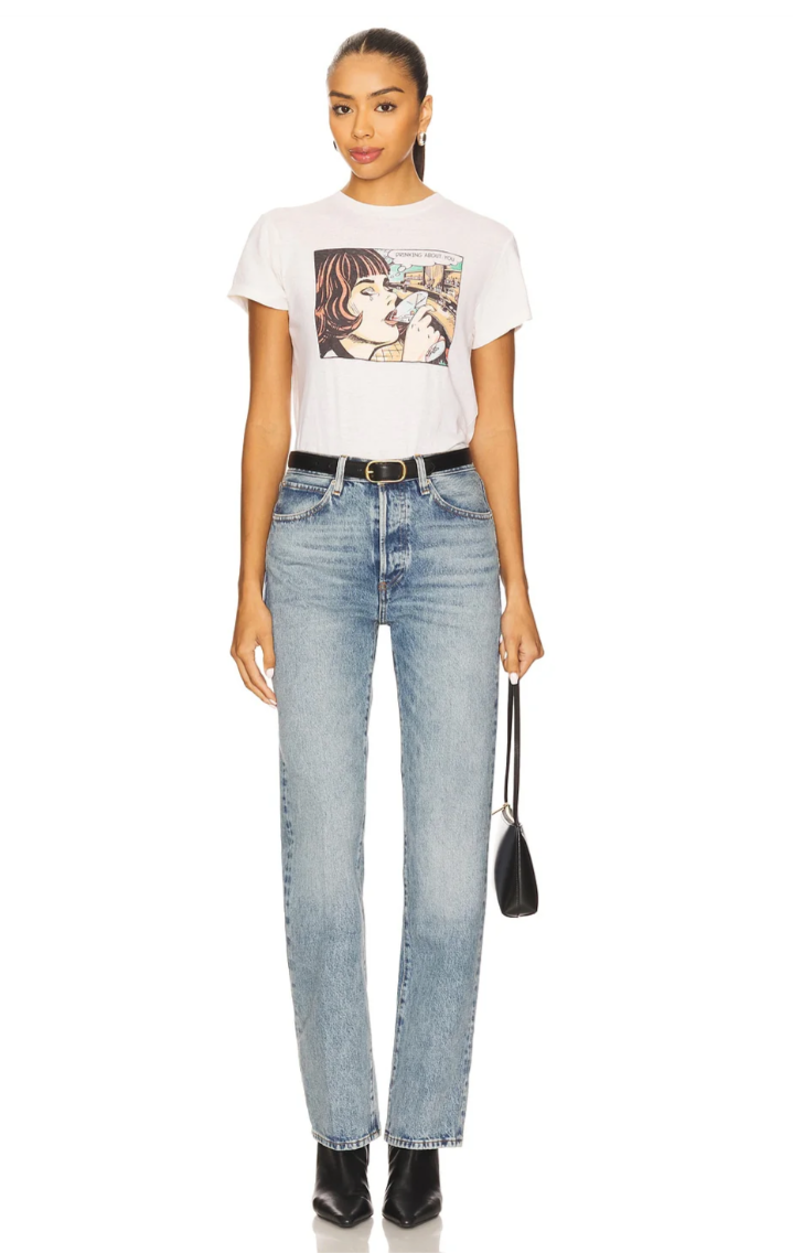 RE/DONE Classic Tee Drinking About You 024-02WCGT250