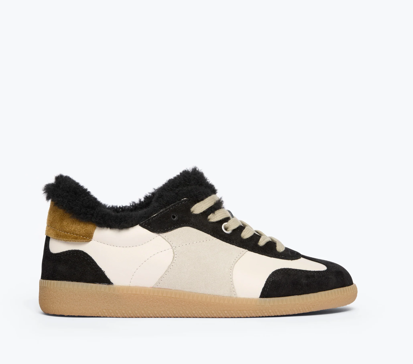 Freda Salvador Jackie Shearling Retro Sneaker