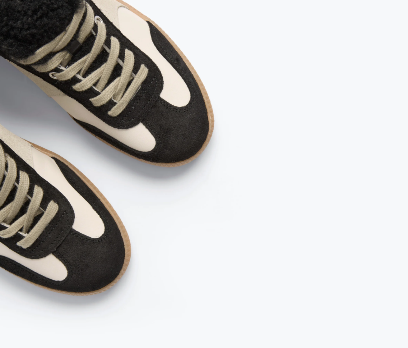 Freda Salvador Jackie Shearling Retro Sneaker