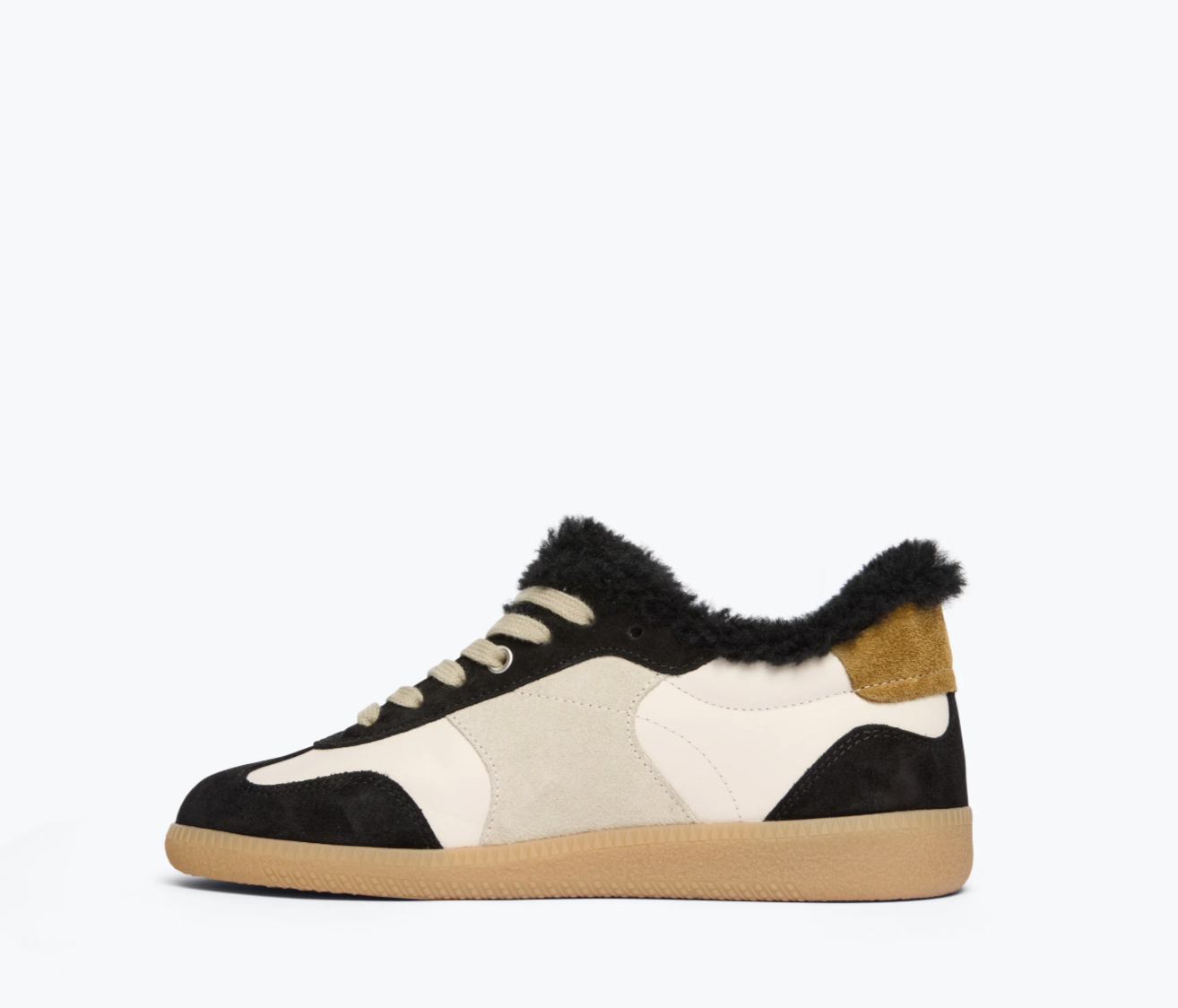 Freda Salvador Jackie Shearling Retro Sneaker