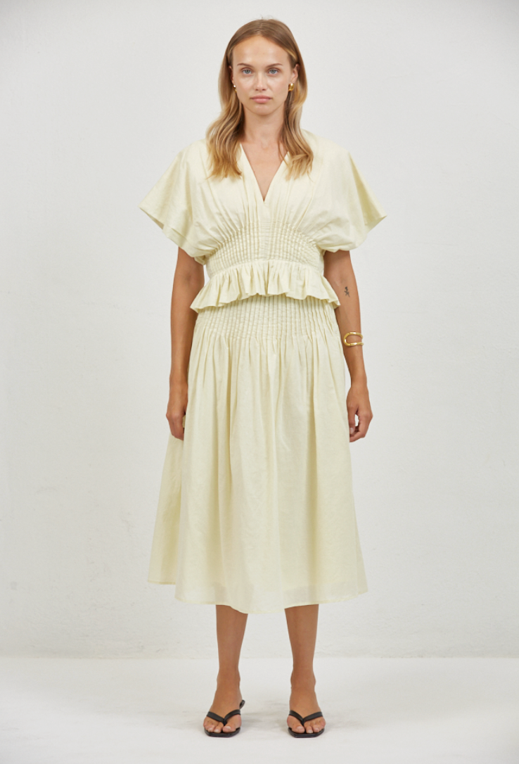 a.ren madine cinched waist top PL2016T