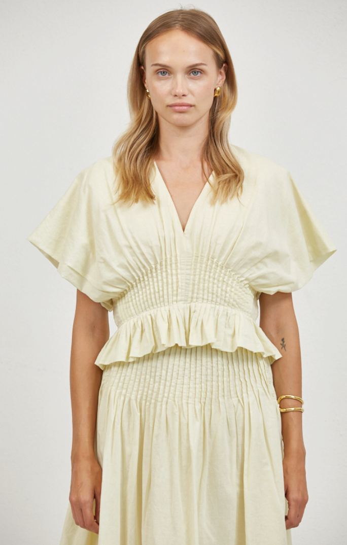 a.ren madine cinched waist top PL2016T