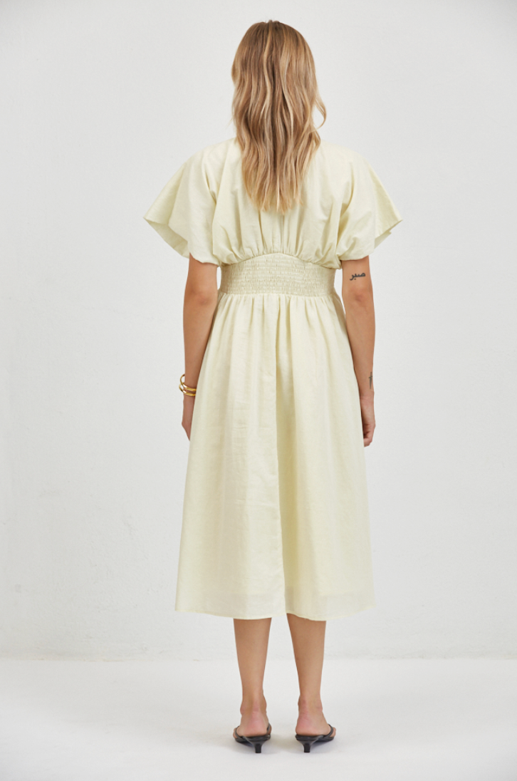 a.ren madine cinched waist dress PL2034