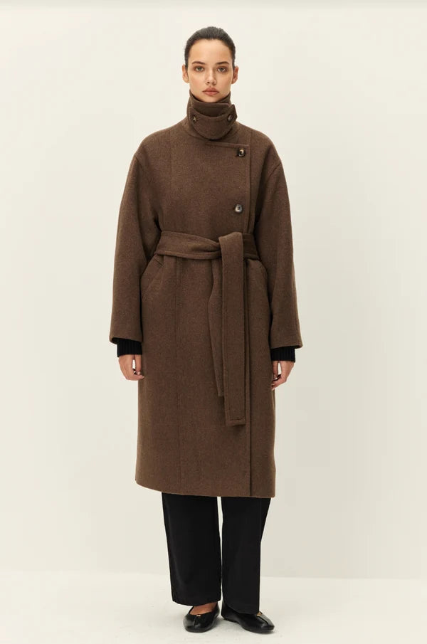 Elodie Genesis Coat in Brown