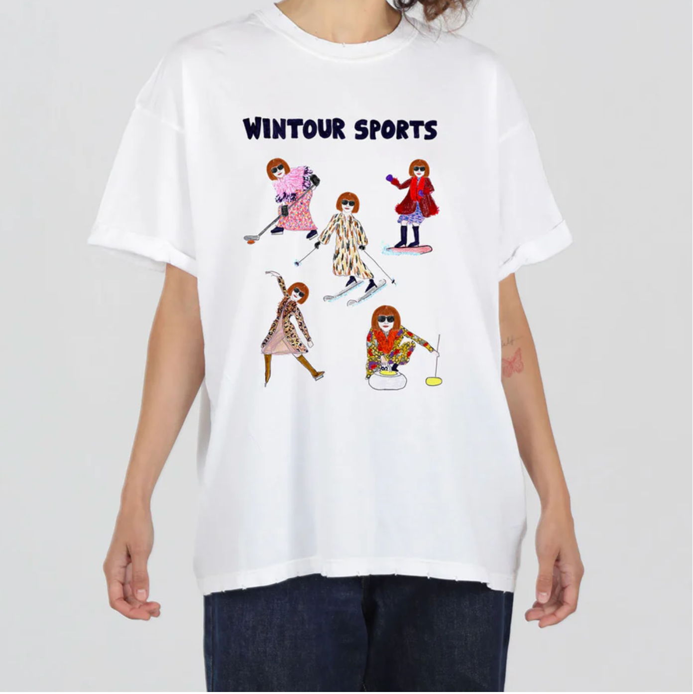 Unfortunate Portrait Boyfriend Tee Wintour Sports