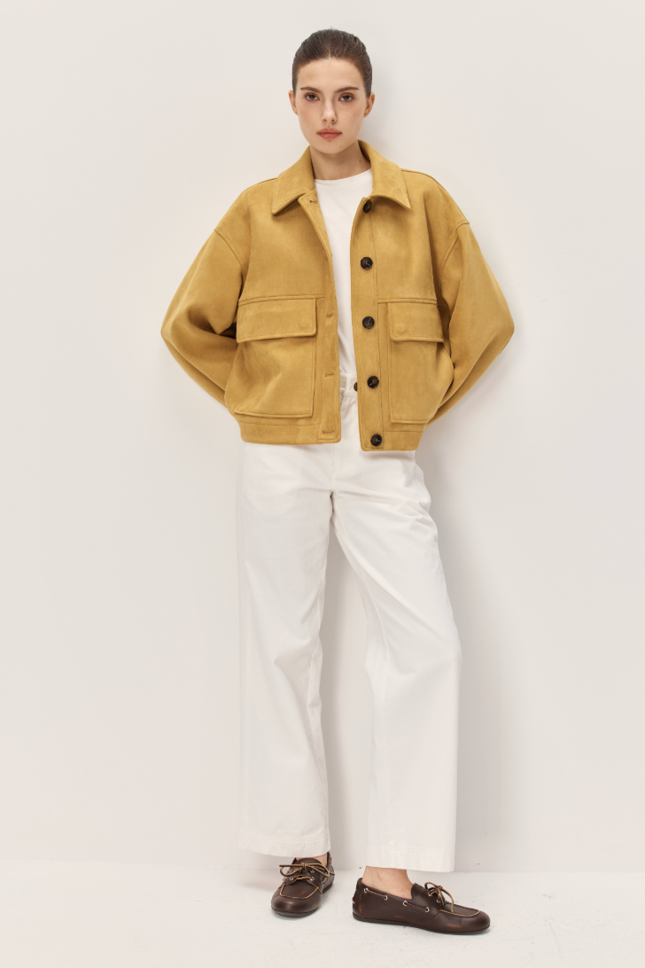 Elodie the Label Liora Vegan Suede Jacket