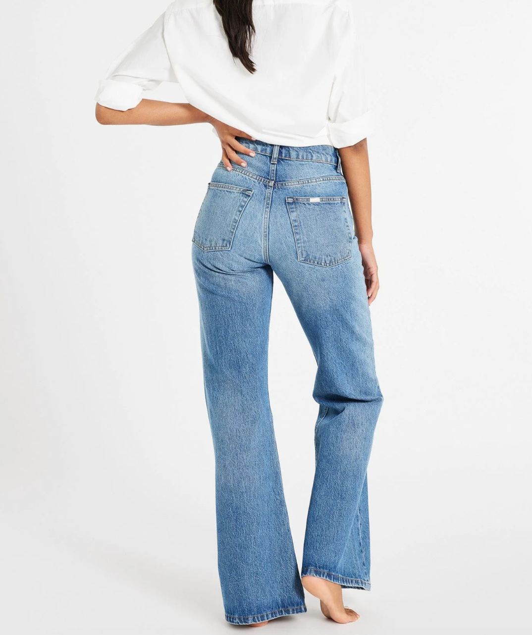 Mille Ashton High Rise Wide Leg Flare Jean