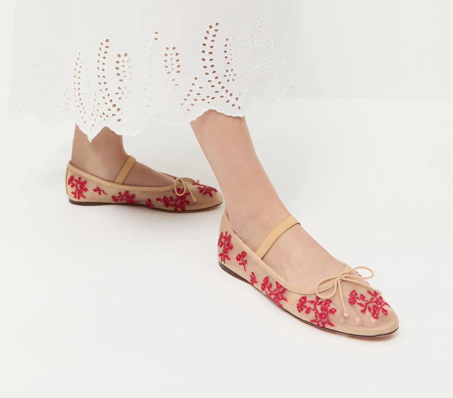 Loeffler Randall Leonie Embellished Ballet Flats