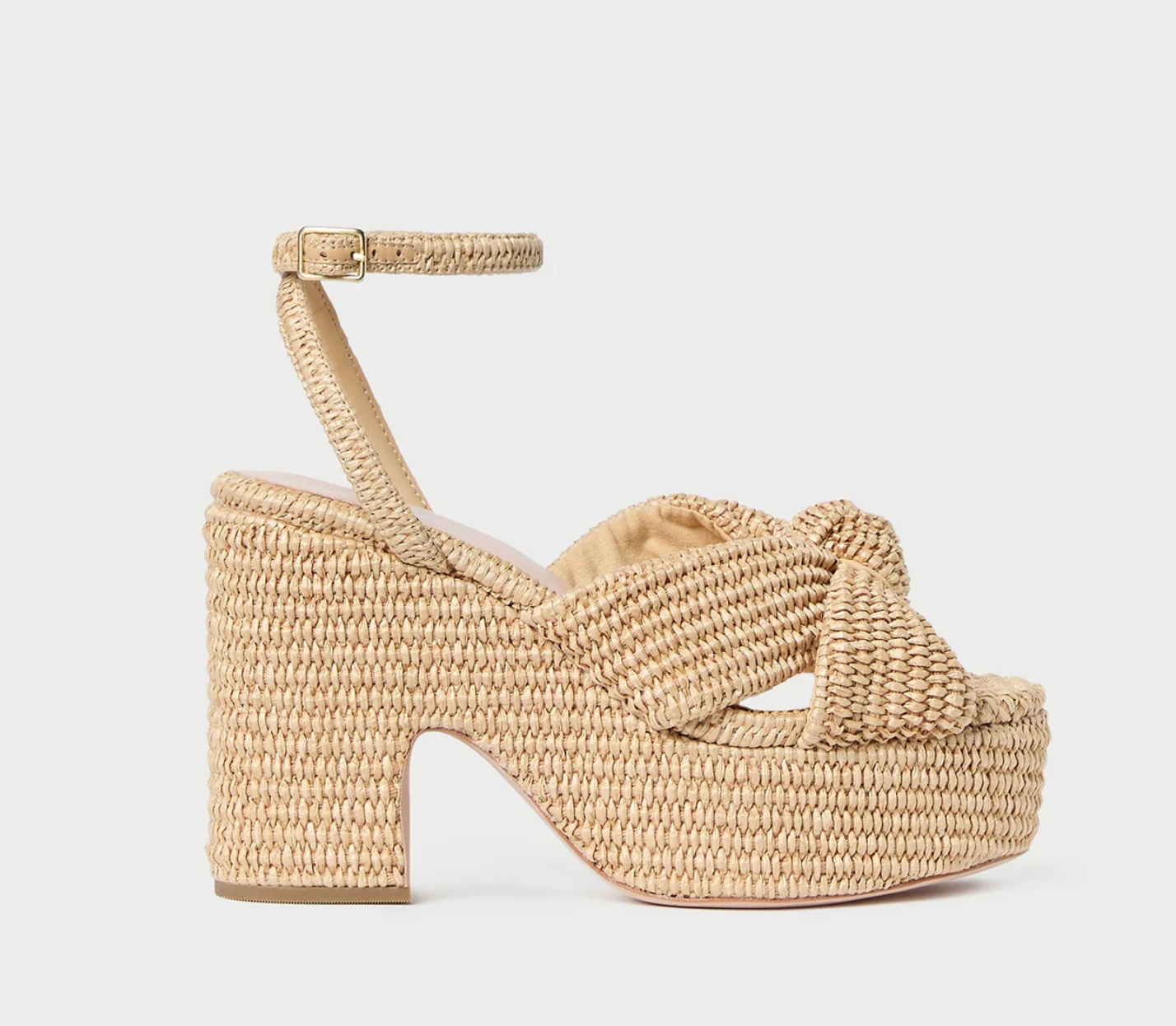 Loeffler Randall Liza Natural Chunky Platorm Sandals