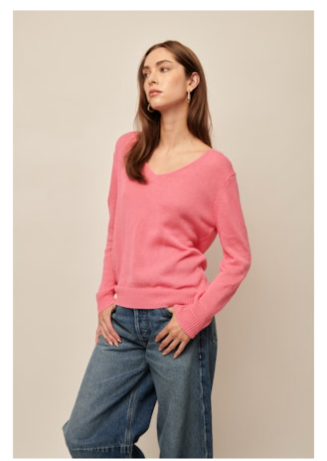 Line the Label Delilah Cotton-Linen Sweater