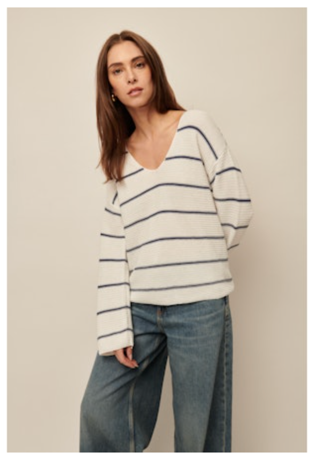 Line the Label Stella Linen-Cotton Sweater