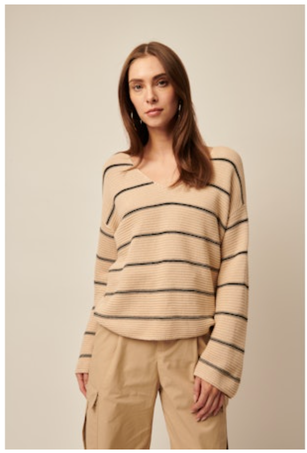 Line the Label Stella Linen-Cotton Sweater