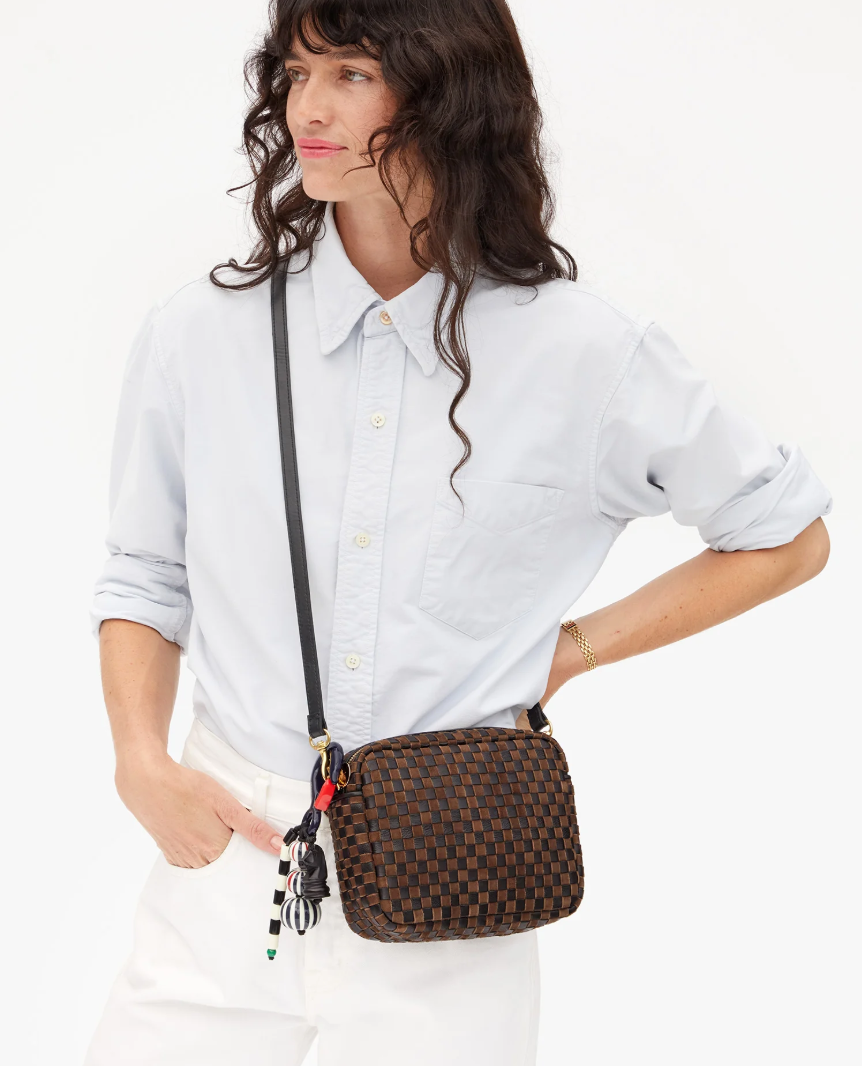 Clare V. Beaded Stripe Fob SG-FO-FB-100049