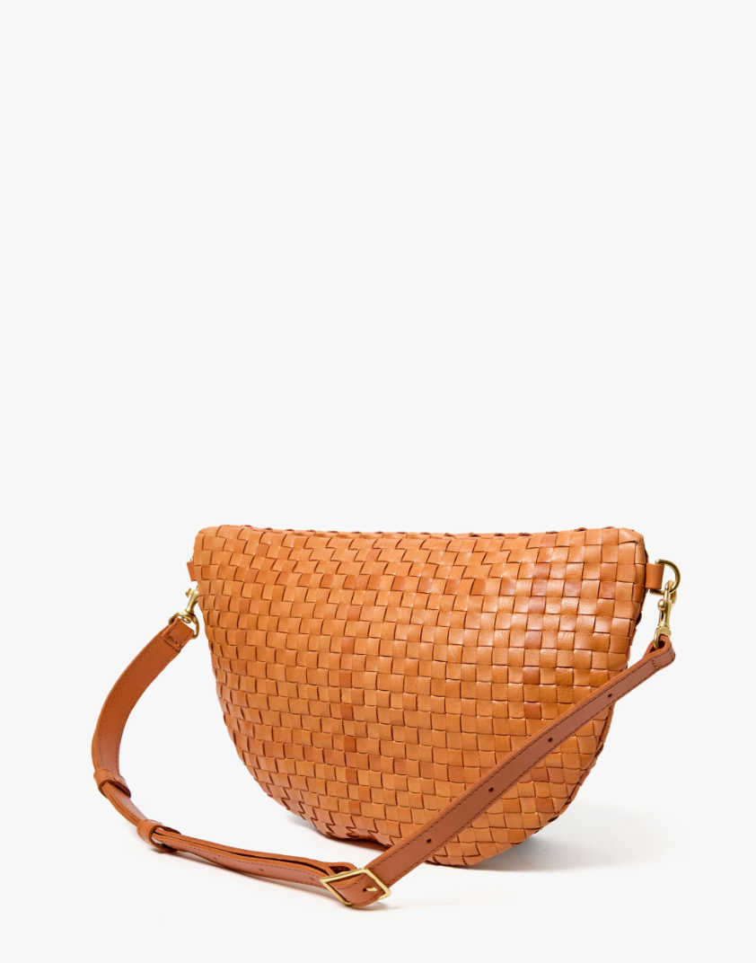 Clare V. Grande Fanny Woven Checker HB-FP-GF-100116