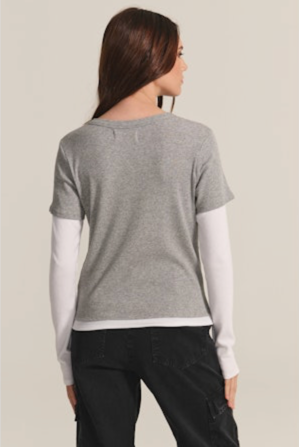 Velvet Bronson Long Sleeve Crew Neck Top