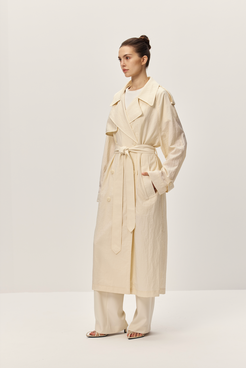 Elodie the Label Vrai Trench Coat
