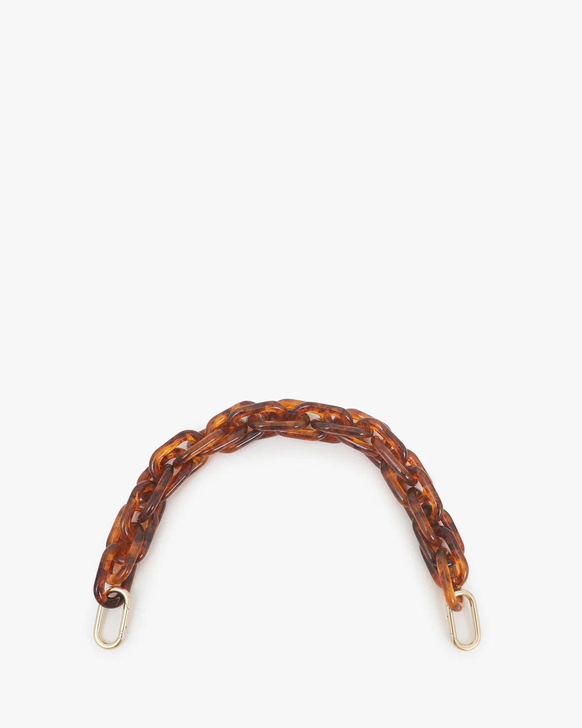 Clare V. Shortie Strap Tortoise Resin 100010